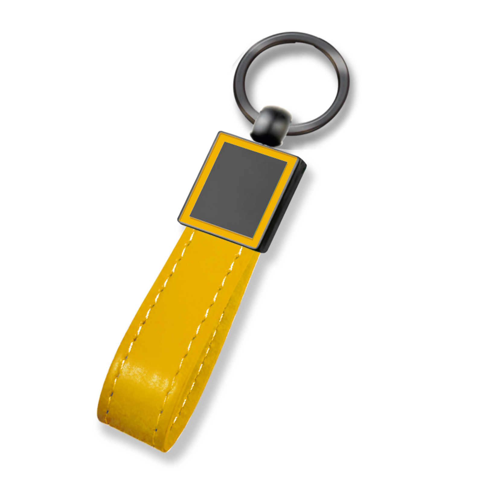 BEYSEKİ SARI METAL - DERİ ANAHTARLIK