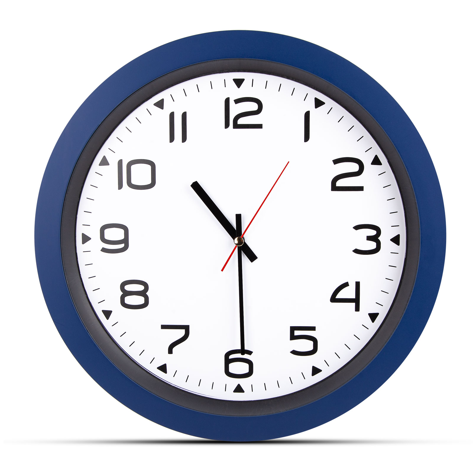 HERA LACİVERT PLASTİK KASA DUVAR SAATİ (350MM)